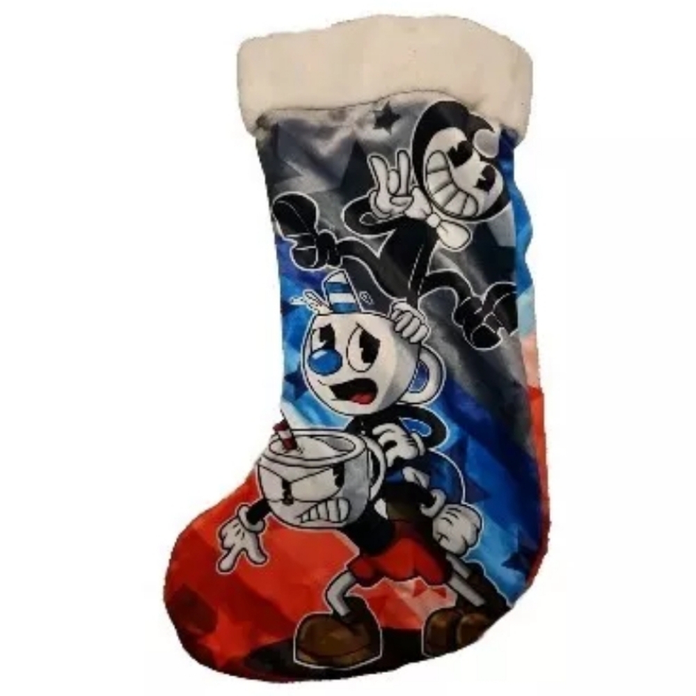 Cuphead And Mugman Christmas Stocking